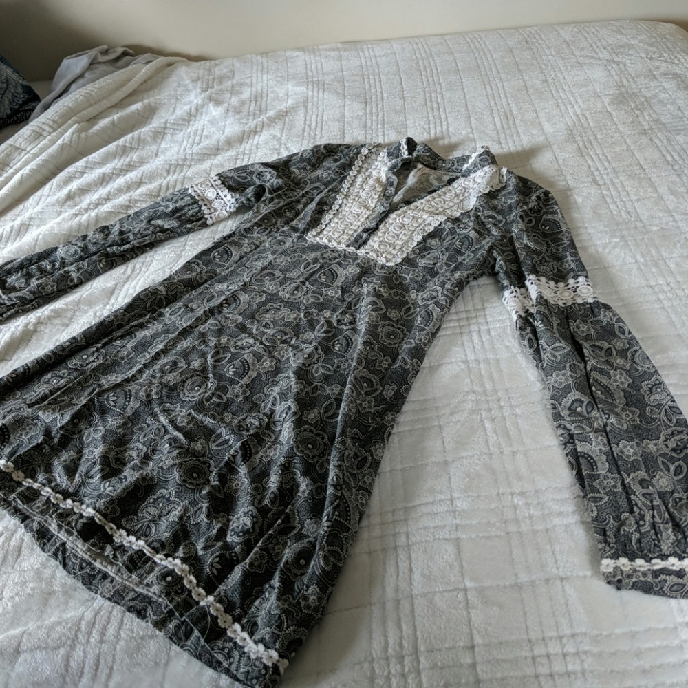 Free People boho mini dress